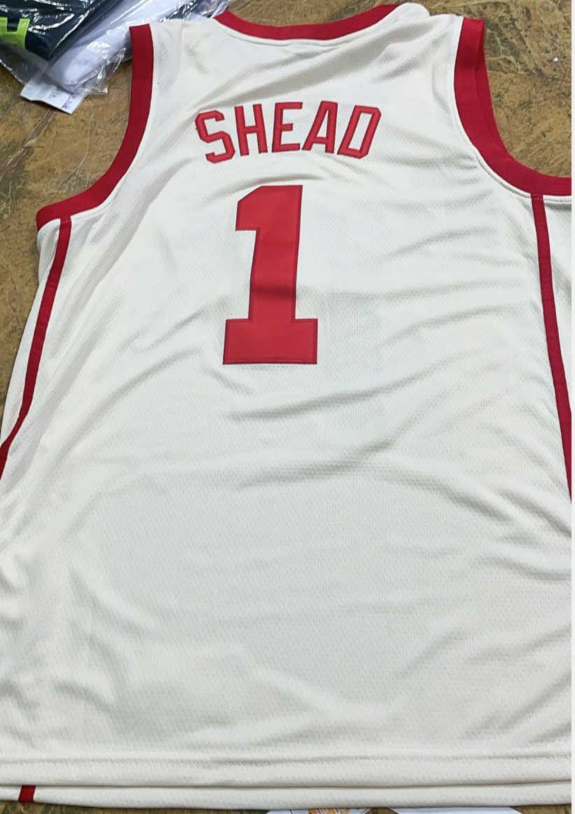 Custom Red White-Black Performance T-Shirt photo review