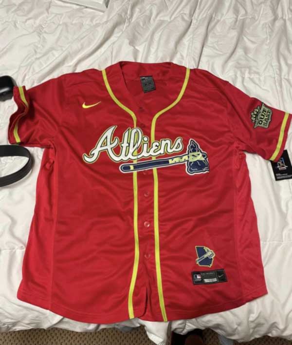 Custom Red White-Black Performance T-Shirt photo review