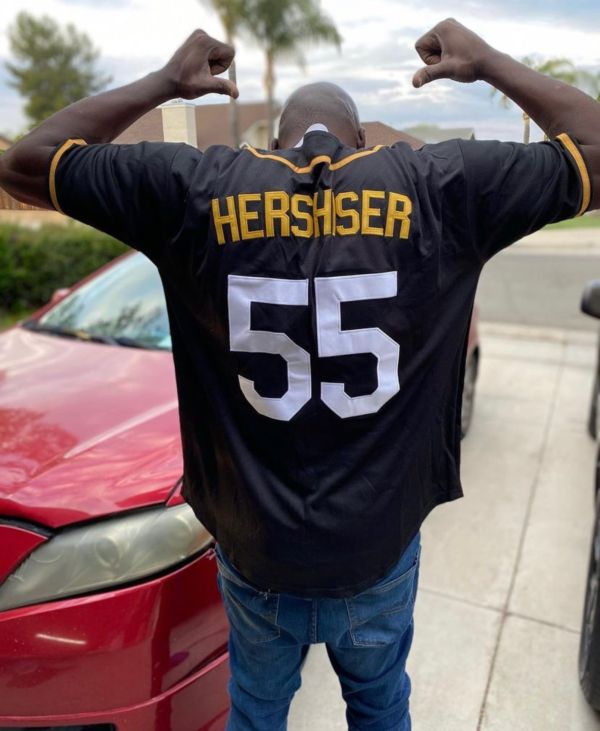 Custom Red White-Black Performance T-Shirt photo review