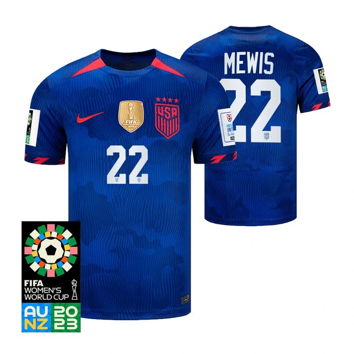 USWNT Kristie Mewis 2023 FIFA Women's World Cup Jersey